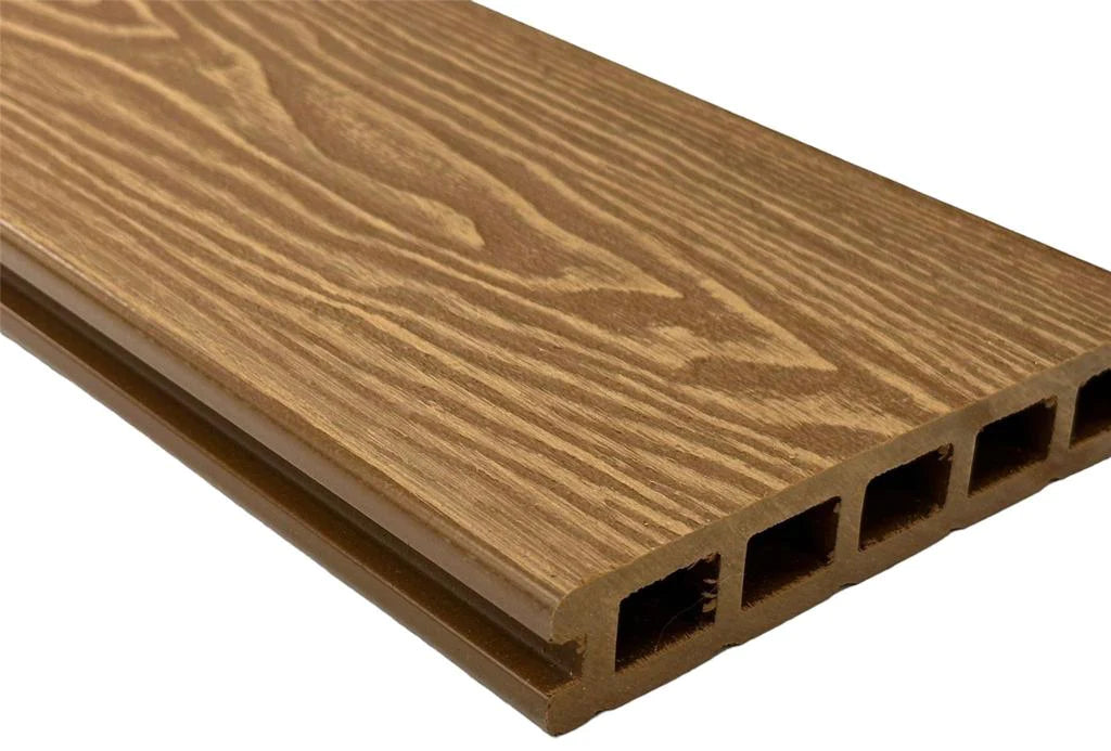 Teak Woodgrain Composite Decking Board