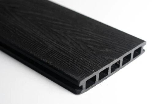 Black Woodgrain Composite Decking Board