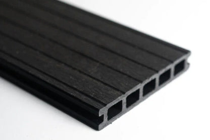 Black Woodgrain Composite Decking Board