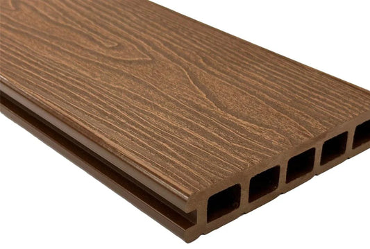 Red Woodgrain Composite Decking Board