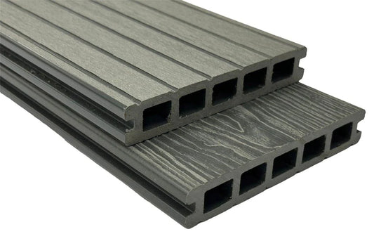 Silver Woodgrain Composite Decking Board